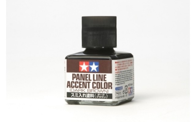 Tamiya Panel Accent Colour Dark Brown - 40ml